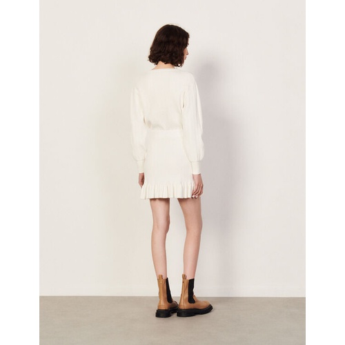 산드로 Sandro Short knitted skirt