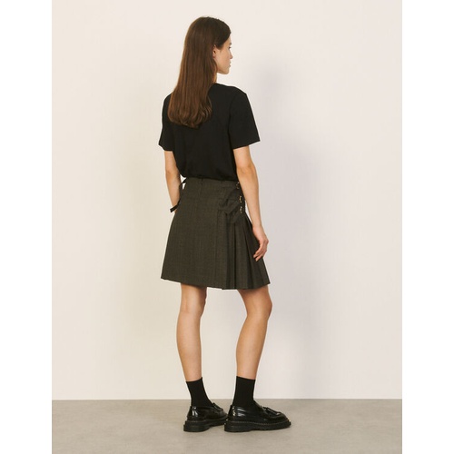 산드로 Sandro Short pleated skirt