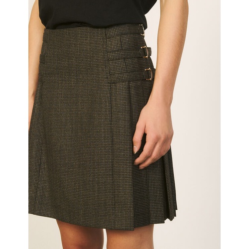 산드로 Sandro Short pleated skirt