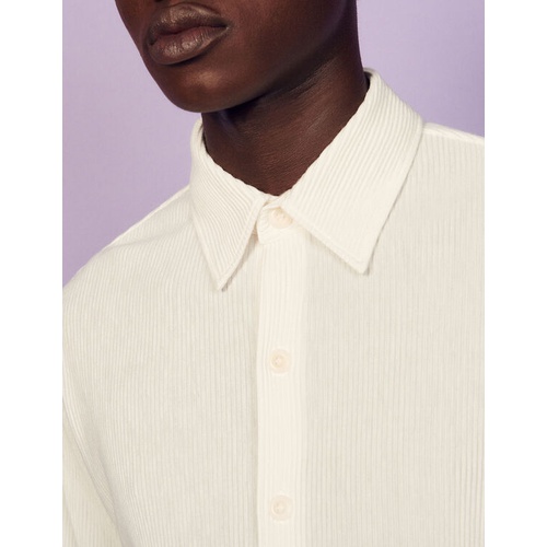 산드로 Sandro Textured shirt