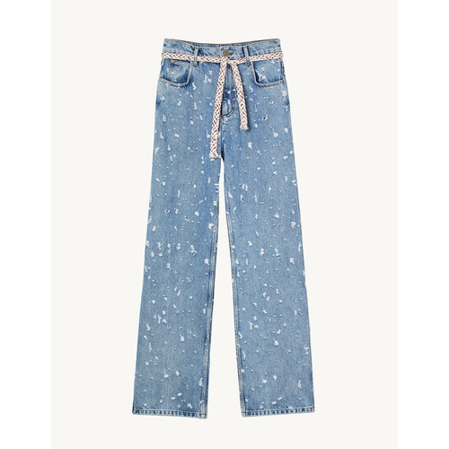 산드로 Sandro Torn effect jeans