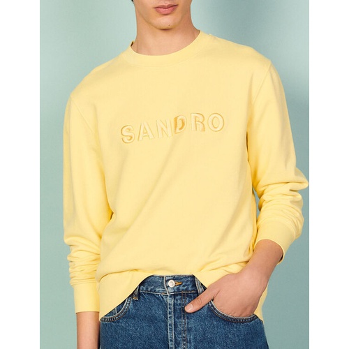 산드로 Sandro Embroidered sweatshirt