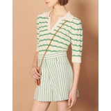Sandro Wide striped shorts