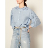 Sandro Cropped top with lace