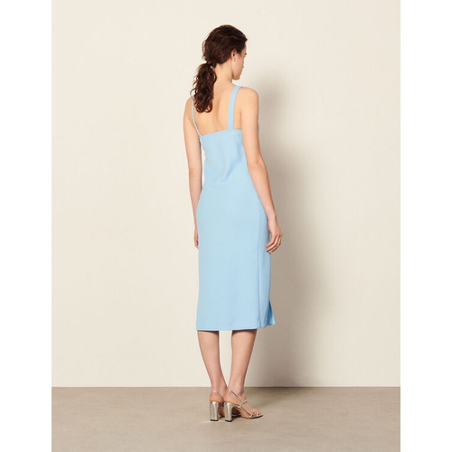 산드로 Sandro Long slit dress