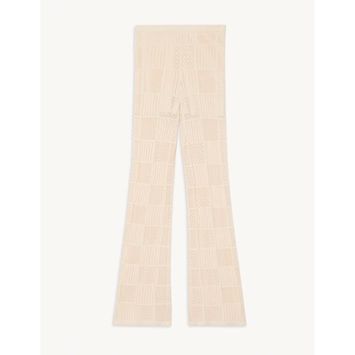 산드로 Sandro Pointelle knit trousers