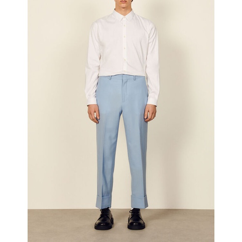 산드로 Sandro Virgin wool suit trousers