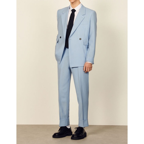 산드로 Sandro Virgin wool suit trousers