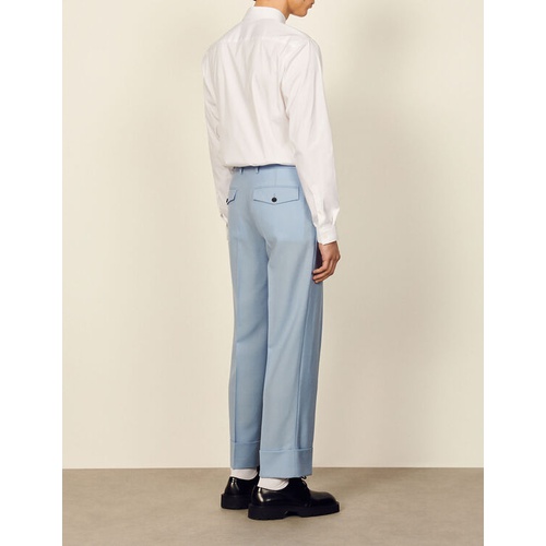 산드로 Sandro Virgin wool suit trousers