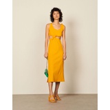 Sandro Midi dress with openwork on the sides