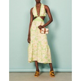 Sandro Long dress with cut-outs